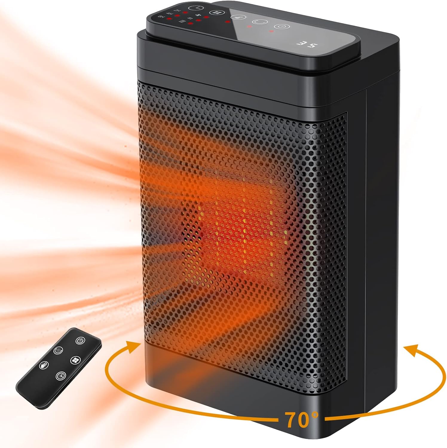 Grarg Space Heater, 2000W Fast Heating Ceramic Electric Heater, 3Mode