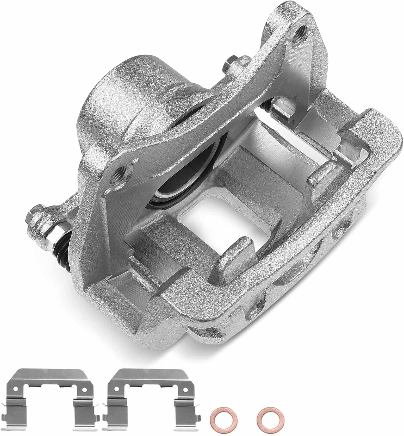 A-Premium Disc Brake Caliper Assembly with Bracket Compatible with Select Hyundai Models - Azera 2012 2013 2014 2015 2016 2017, V6 3.3L - Front Left Driver Side