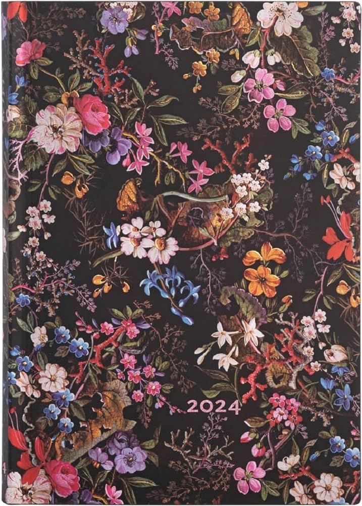 12-Monatskalender Flexi 2024 Floralia Midi Tagesüberblick