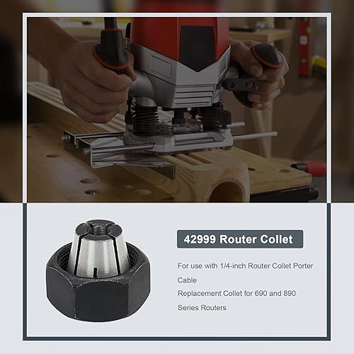 Miniatura 5 de Thaekuns 42999 Pinza de enrutador de 14 pulgadas para modelos de cable portador, Delta, B&D