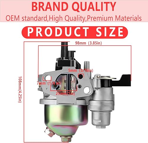 Vista 3 de SOFO Predator - Kit Turbo de 212 cc, piezas de rendimiento de etapa 1 para motor de arranque eléctrico Gx160 BT200x CT200u de 196cc Azul