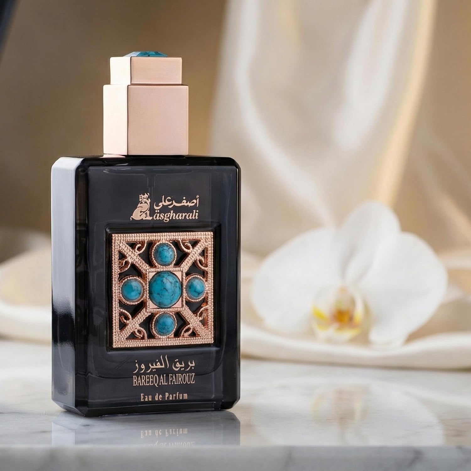 ASGHAR ALI Bareeq Al Fairooz Eau De Parfum for Women 45ml – A Long Lasting Perfume for Women with Floral, Fruity and Oriental Notes – Luxury Perfume with Amber, Jasmine and Sandalwood Accords