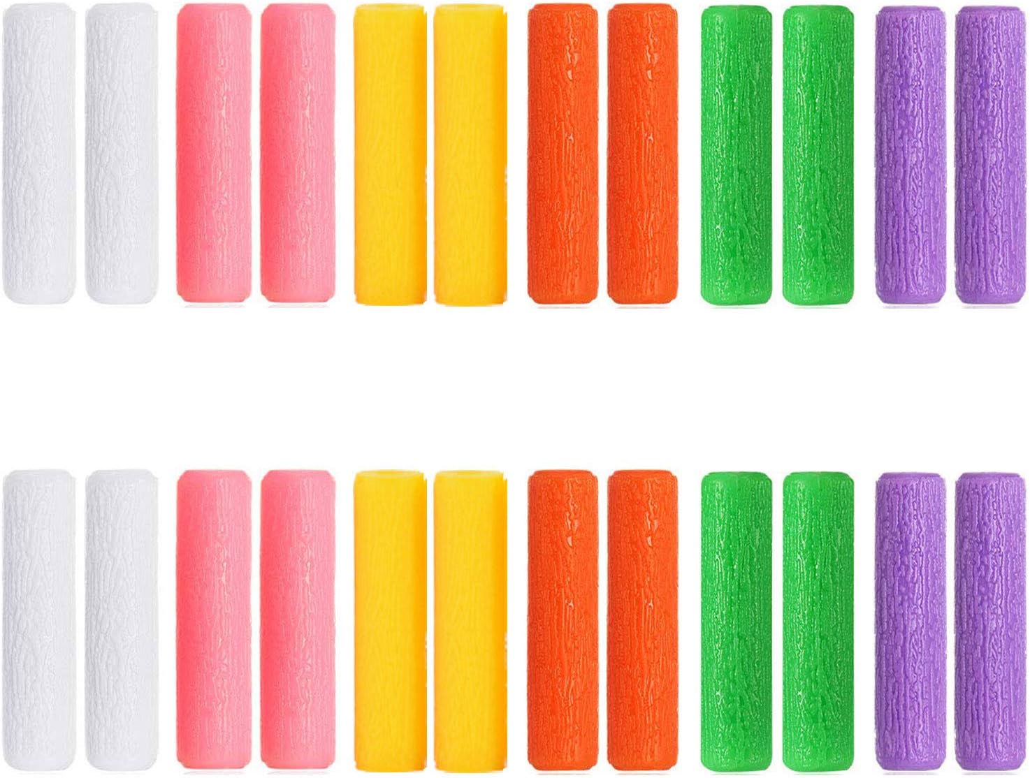 KISEER 24 Pcs Colorful Orthodontic Aligner Chewies for Aligner Chompers Aligner Trays Seaters, 6 Color