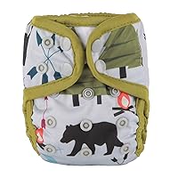 Vista 16 de Pañal para bebé recién nacido 8lbs-10lbs (floral)