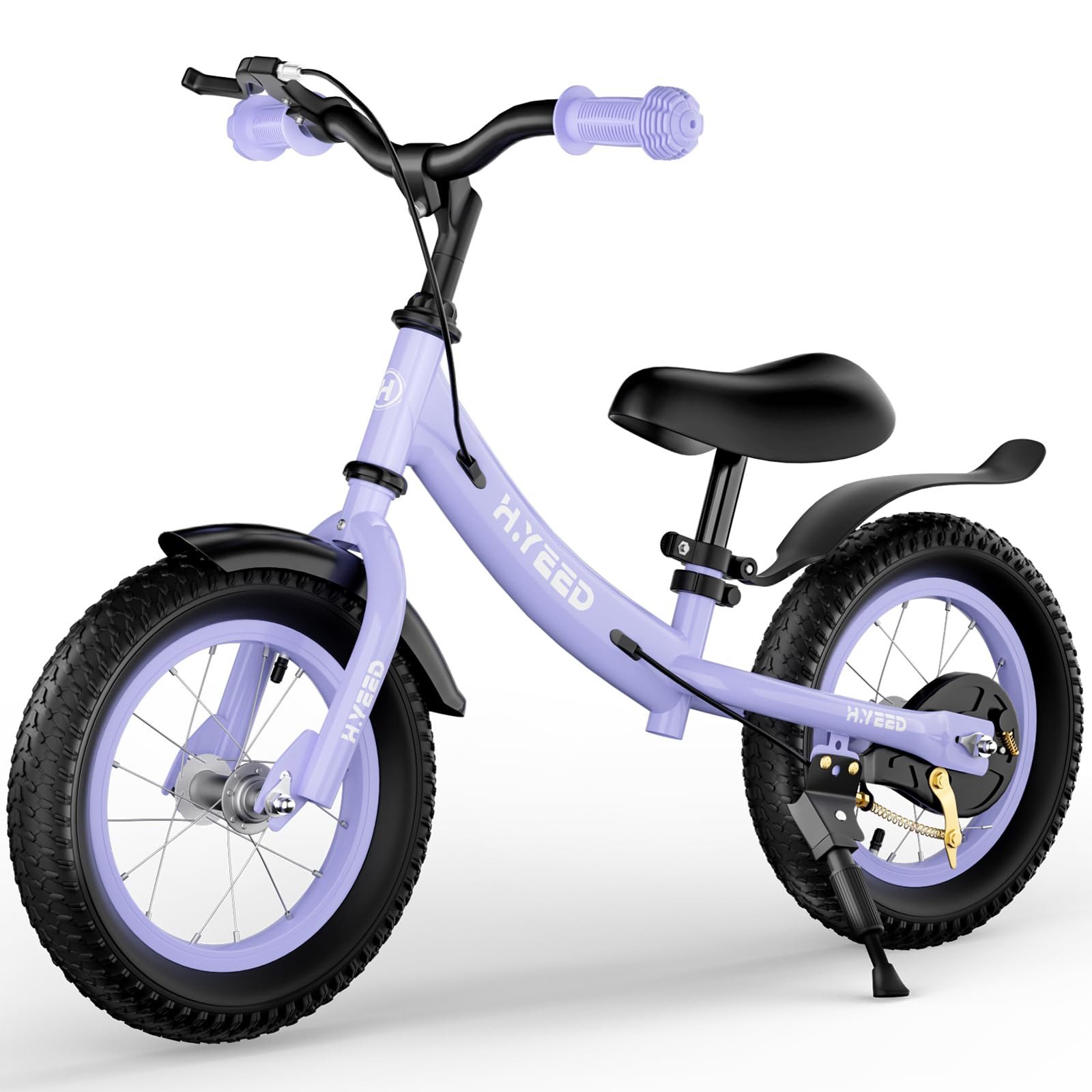 H.yeed 12 inch Balance Bike for Kids with Handbrake for 2-6 Years