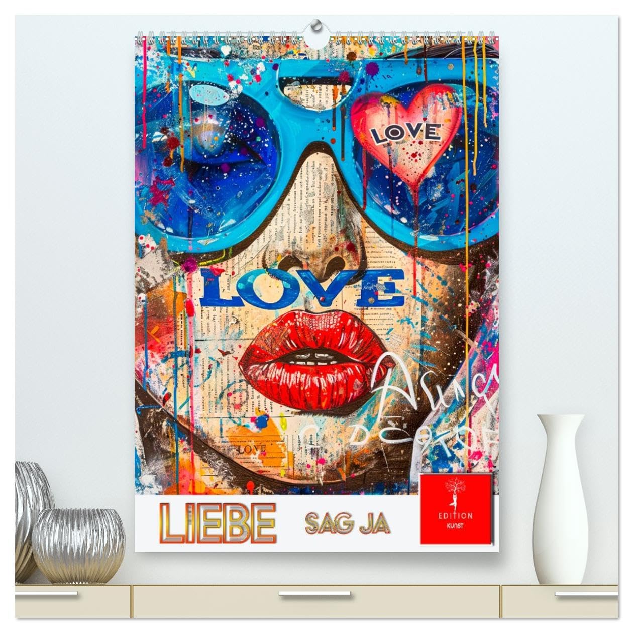 Liebe - sag ja (hochwertiger Premium Wandkalender 2026 DIN A2 hoch), Kunstdruck in Hochglanz: Die Magie der Liebe. (CALVENDO Kunst)
