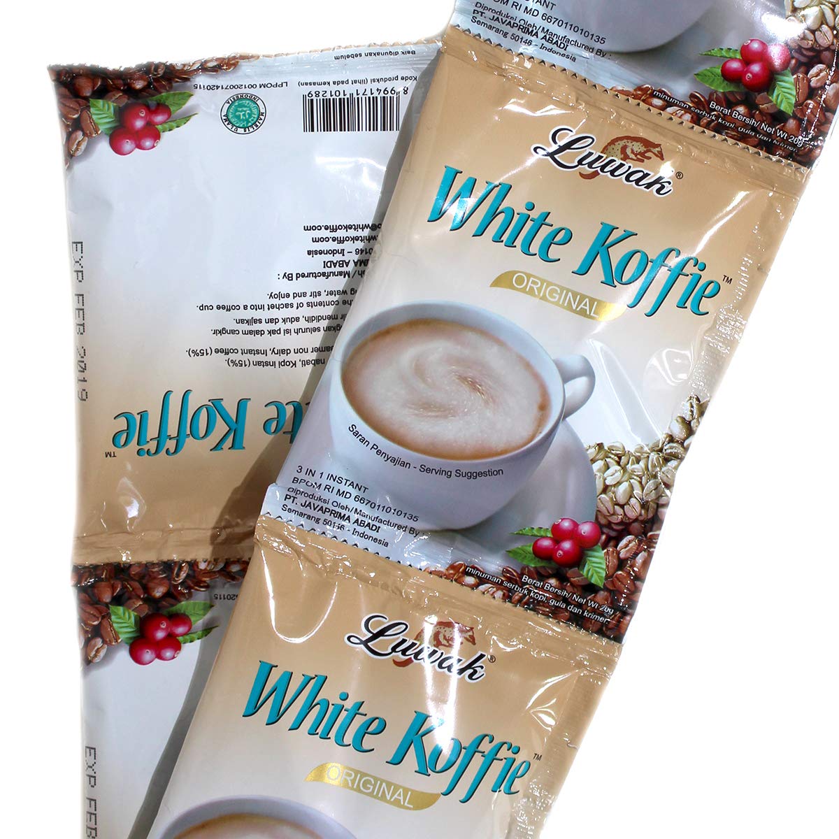 Amazon | Kopi Luwak ホワイトコーヒー ORIGINAL 360g (20g x 18本入り  