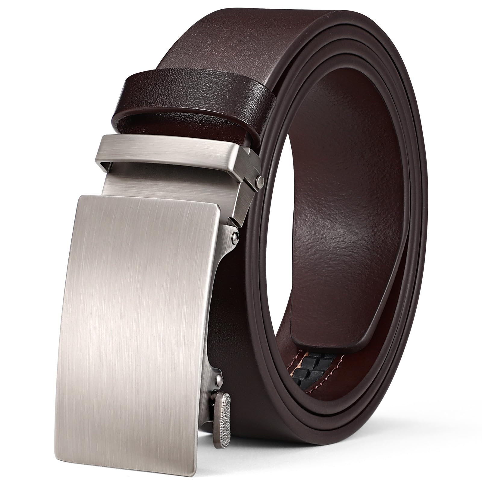 Mens Leather Belt Ratchet Belts for Men Full Grain Leather Handmade 100 Italian Top Genuine Leather Dress Belt