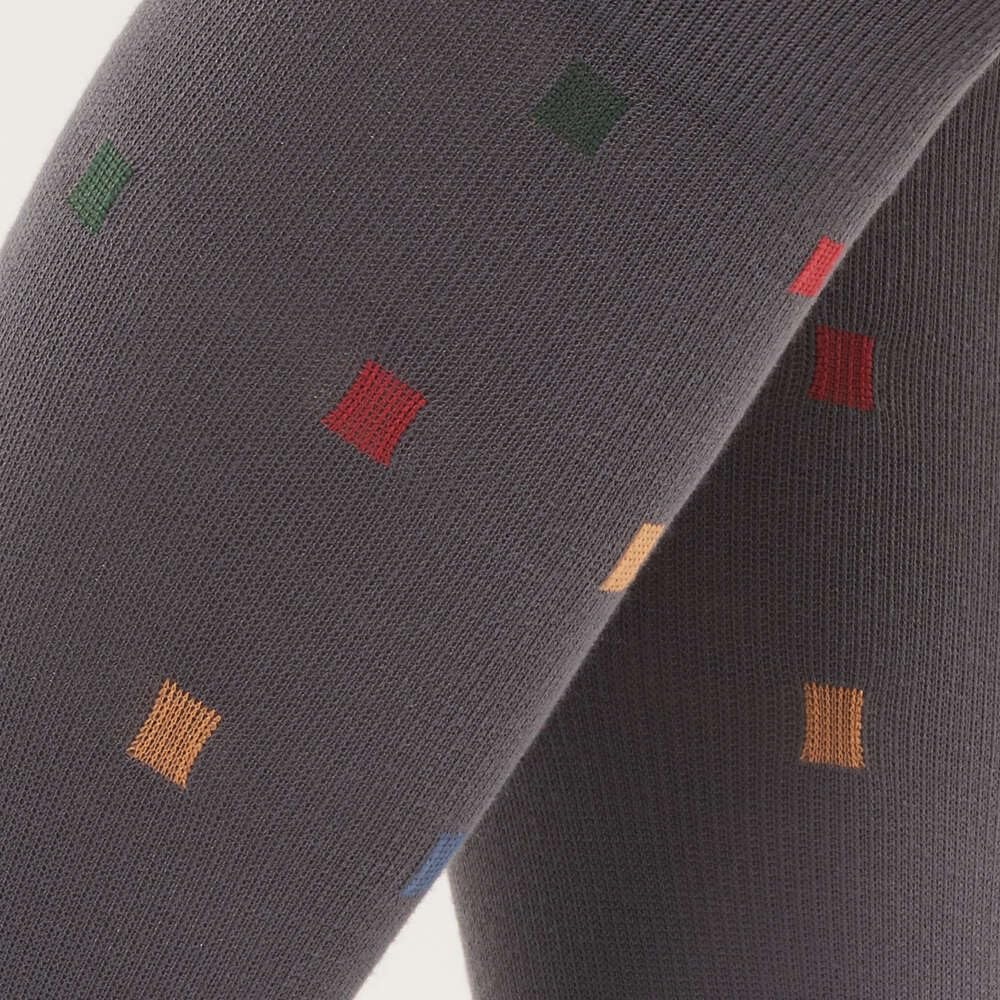 SOLIDEA Unisex Mini Pończochy Socks For You Square Graduate Compression 18/24 mmHg, Szary, Small