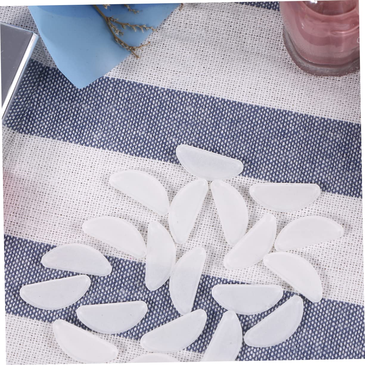 FRCOLOR 75 Pares Almohadillas Nasales Antideslizantes Cojín Nasal Antideslizante Plaquetas Para Gafas Almohadillas Para La Nariz Almohadillas Nasales Para Anteojos Lente