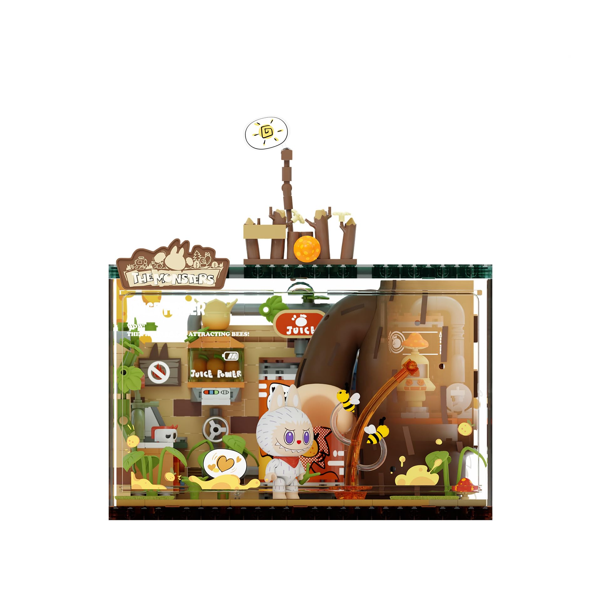 THE MONSTERS FOREST SECRET BASE ラブブ THE MONSTERS Forest Secret Base Series Blocks - POP MART