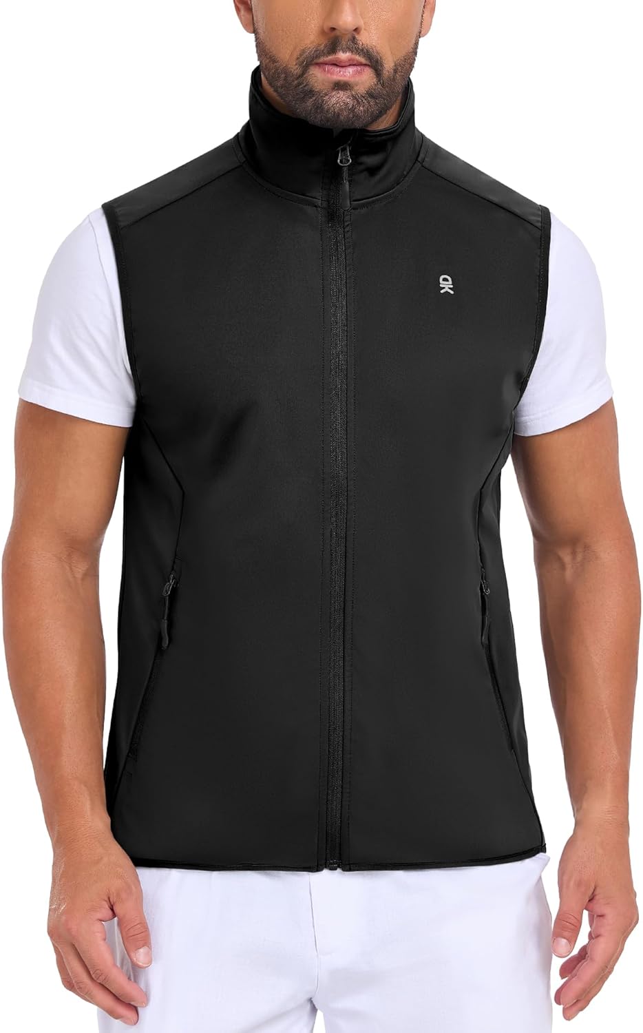 Little Donkey Andy Men's Water-resistant Outerwear Vests, Stretch Windproof Vest for Cycling, Running, Golf - Image 3