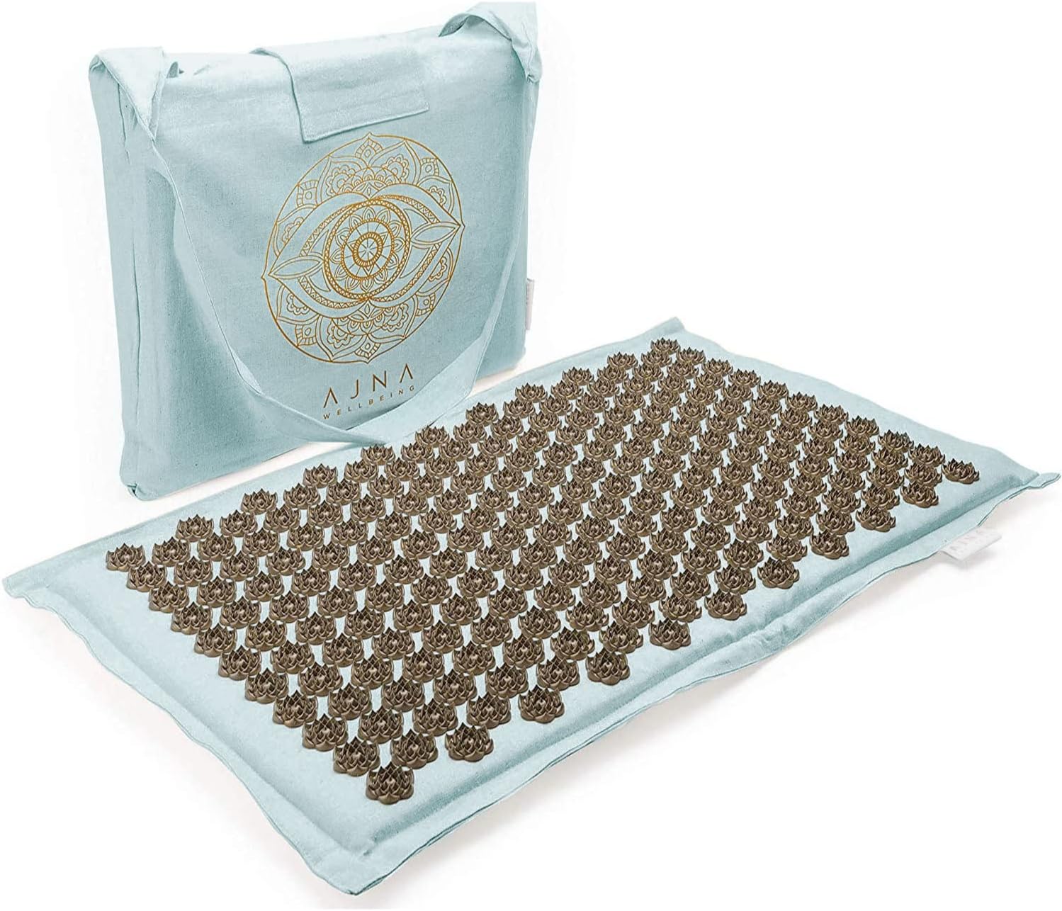 Acupressure Mat for Massage Natural Organic Linen Cotton