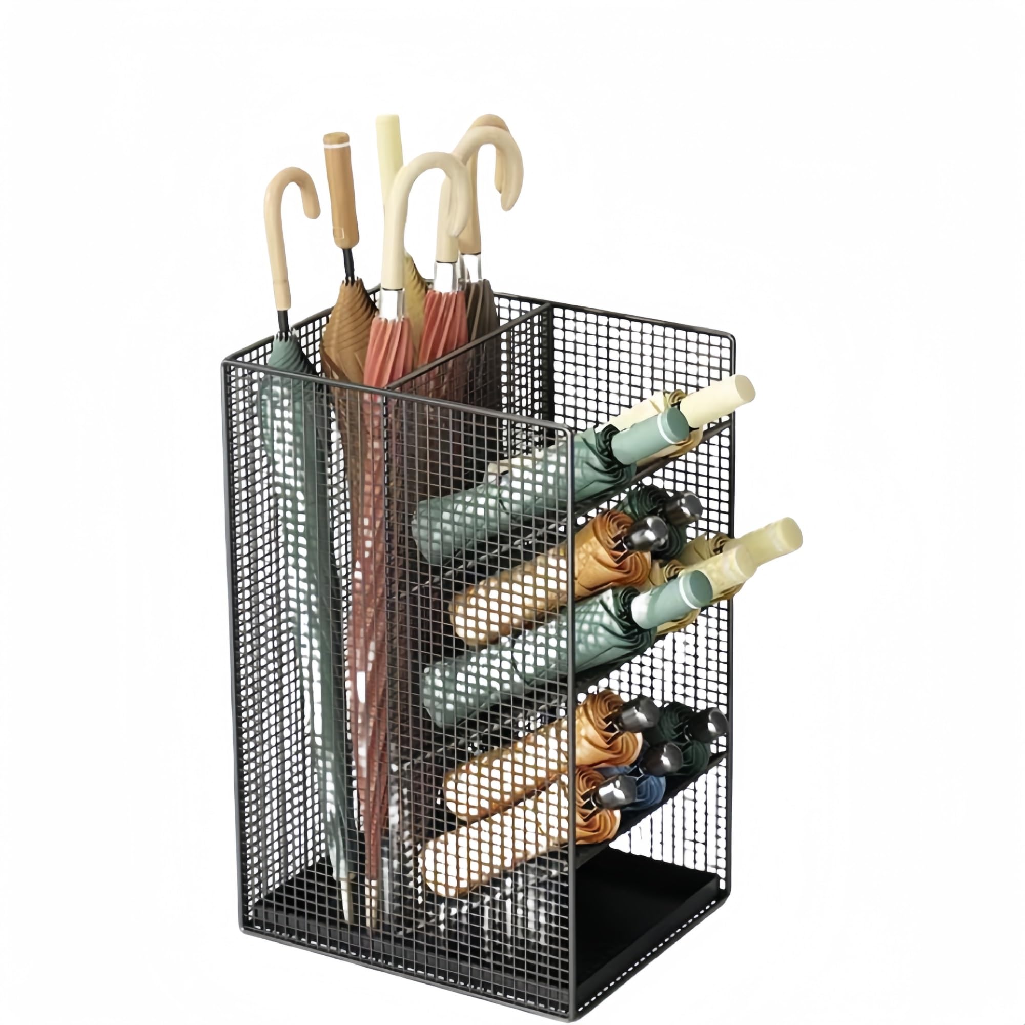 Porte-parapluie avec bac d'égouttage pour stopper l'eau dans l'entrée