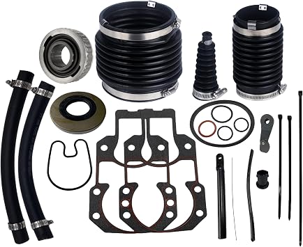 803097T1 Transom Bellows Repair Rebuild Kit for MerCruiser Alpha 1 Gen 1 | Fits MerCruiser R MR & SS Sterndrive Engines, Includes Gimbal Housing Bearing, Replaces 30-803097T1 Sierra 18-2601