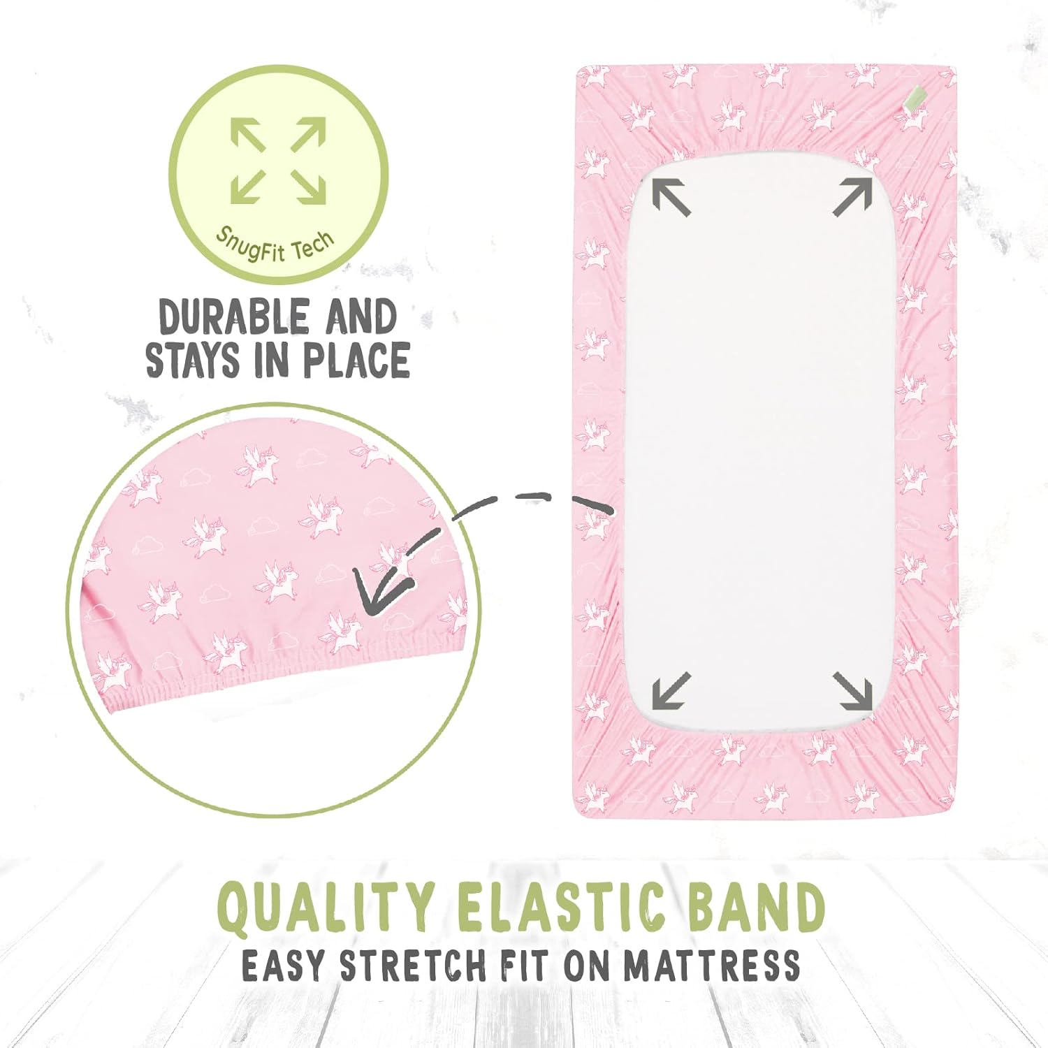 KeaBabies Toddler Pillow with Pillowcase and Baby Crib Sheets Bundle - Organic Cotton Toddler Pillows for Sleeping (Donuts) - 2-Pack Soft & Breathable Crib Sheets for Boys and Girls (Dreamland)