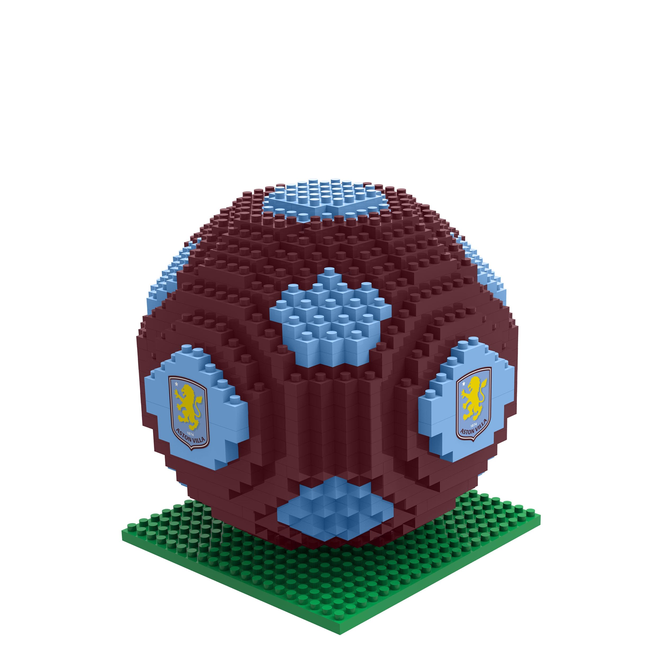 FOCO Officially Licensed Aston Villa FC 3D BRXLZ Bricks Football Construction Toy Model