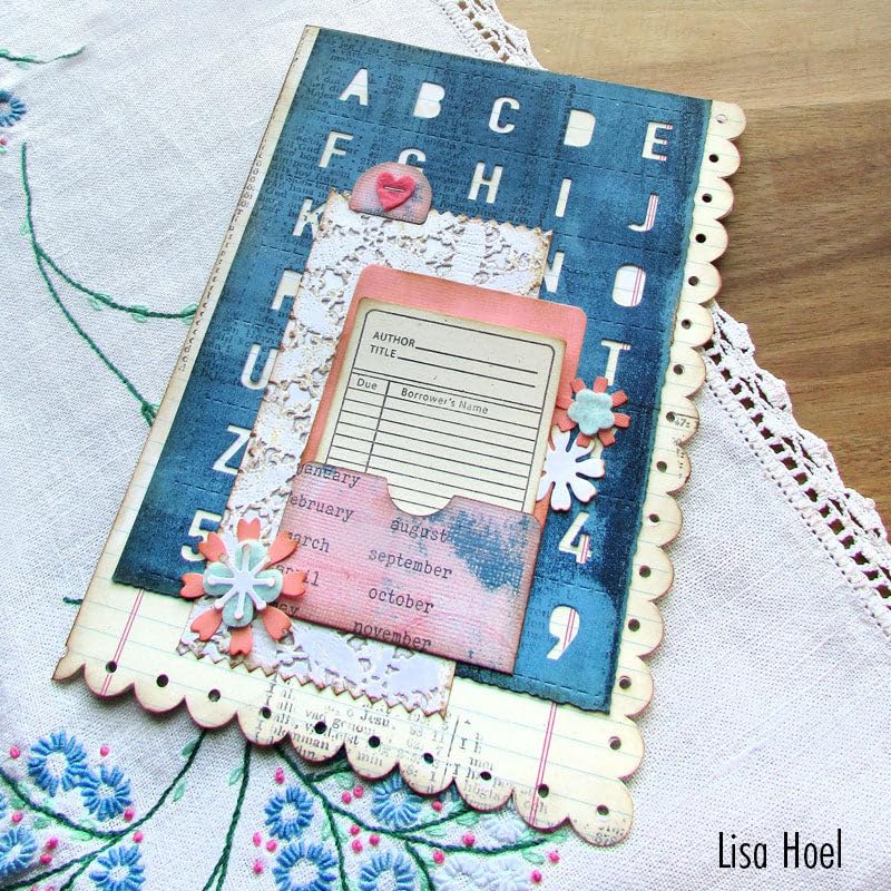 Matrice Sizzix Thinlits Die Eileen Hull Alphanumeric pour découpe alphabet - 7