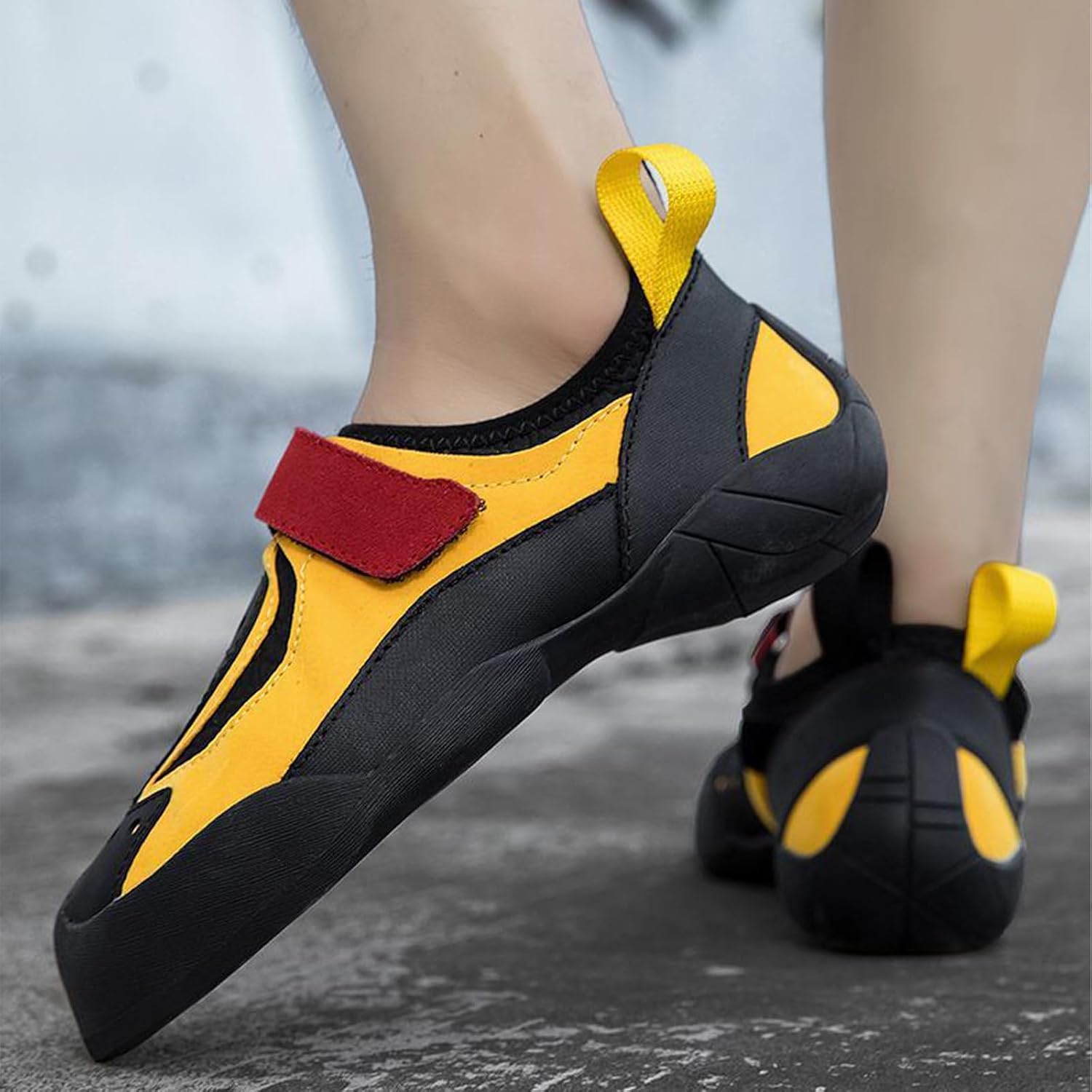 Professional Indoor Rock Climbing Bouldering Shoes for Men - Entry Anti-Slip Outdoor Rock Climbing Training Shoes