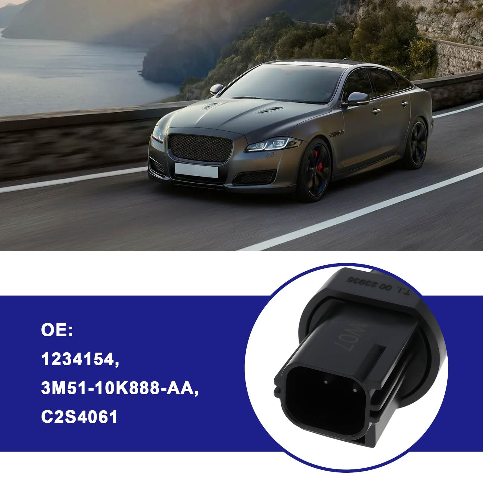 ECSiNG Czujnik poziomu płynu do myjni samochodowej C2S4061 kompatybilny z Jaguar XJ XK XF kompatybilny z Mondeo, 1234154