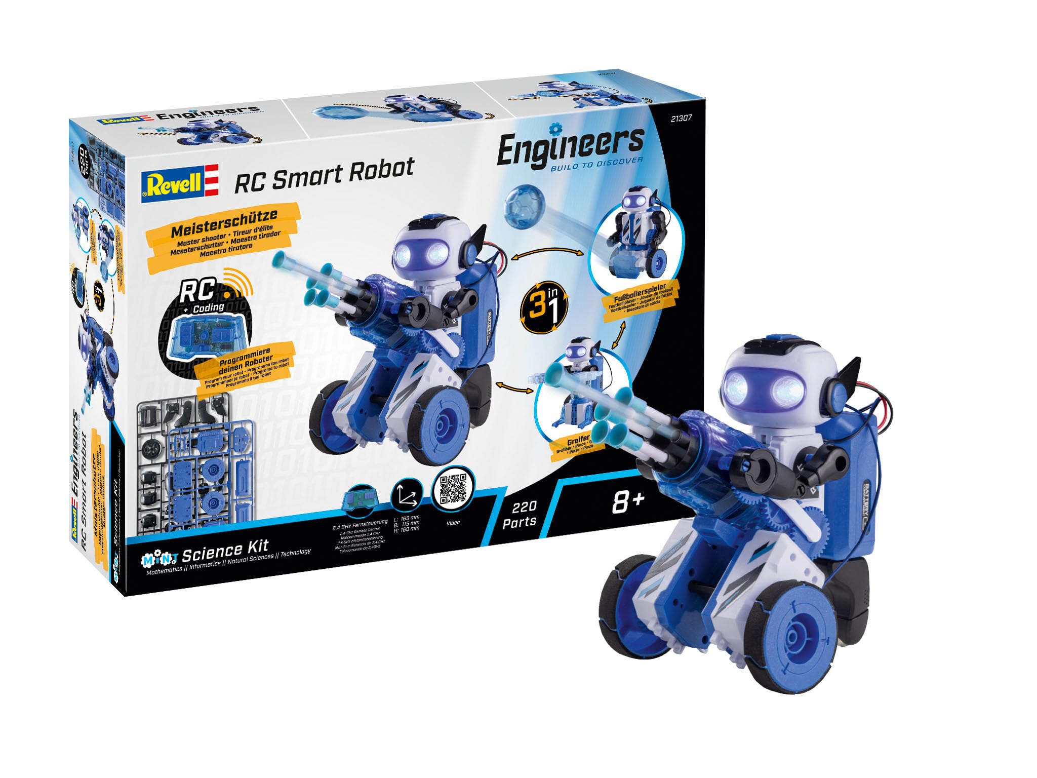 Robot Inteligente RC 3 en 1