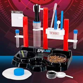 Thames & Kosmos Spy Labs Forensic Investigation Kit | Analyse Evidence Like a Real Detective | Ages 8+ | STEM Science Toy for Kids | Hands-On Experiments in Chemistry, Observation & Problem Solving