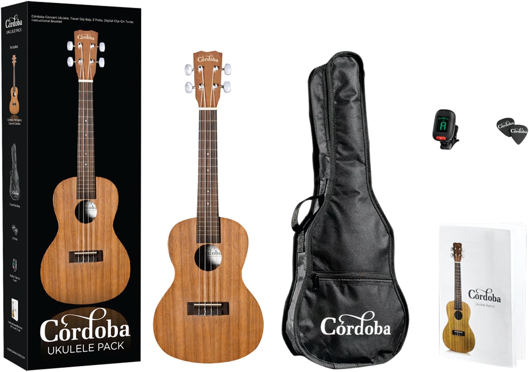 UP100 Ukulele Pack Natural