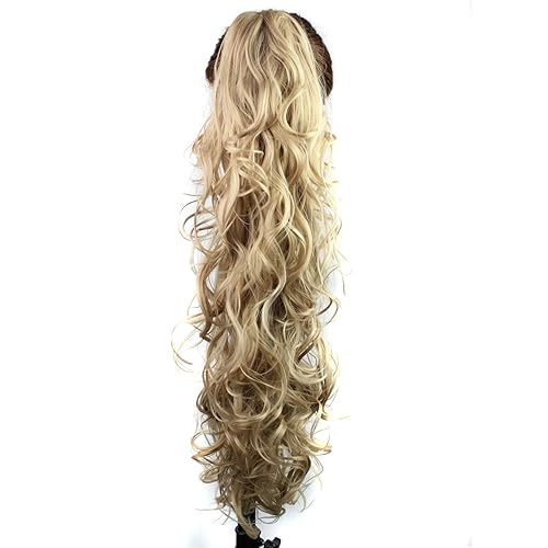 S_SSOY 31"(78cm) Women's Curly Pony Tail Hair Piece Synthetic Claw