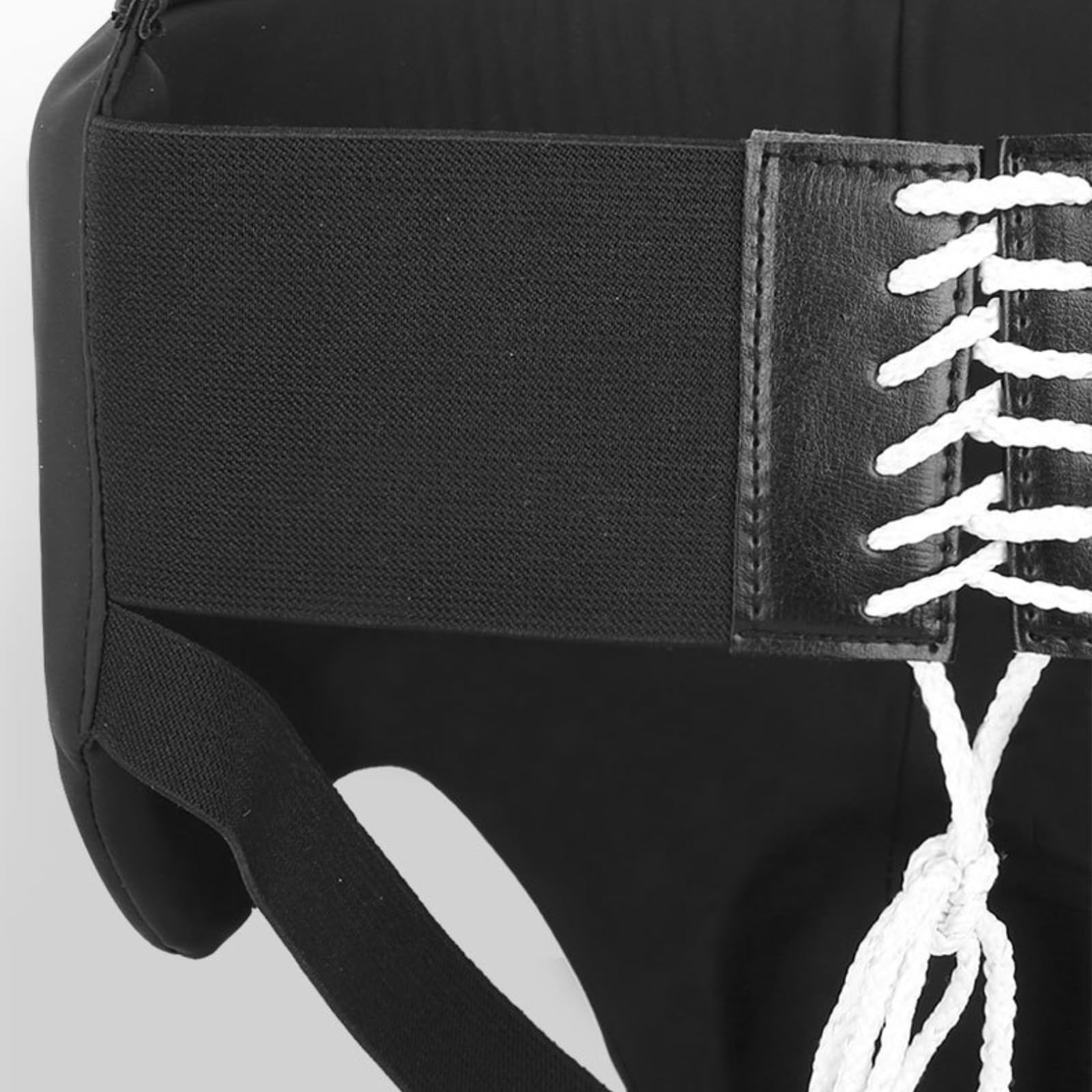 TISHITA Coquille de Protection Sportive Coquille d'Entrejambe Protège-aine Coque Rigide Moulée Surface Lisse Sangle Élastique Arrière Réglable Couverture
