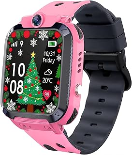 IP68 Children’s GPS Smart Watch with GPS, SOS, Call Phone, Class Mode, Voice Cat, 7 Games, Camera, Alarm Clock, Geo Fence,…