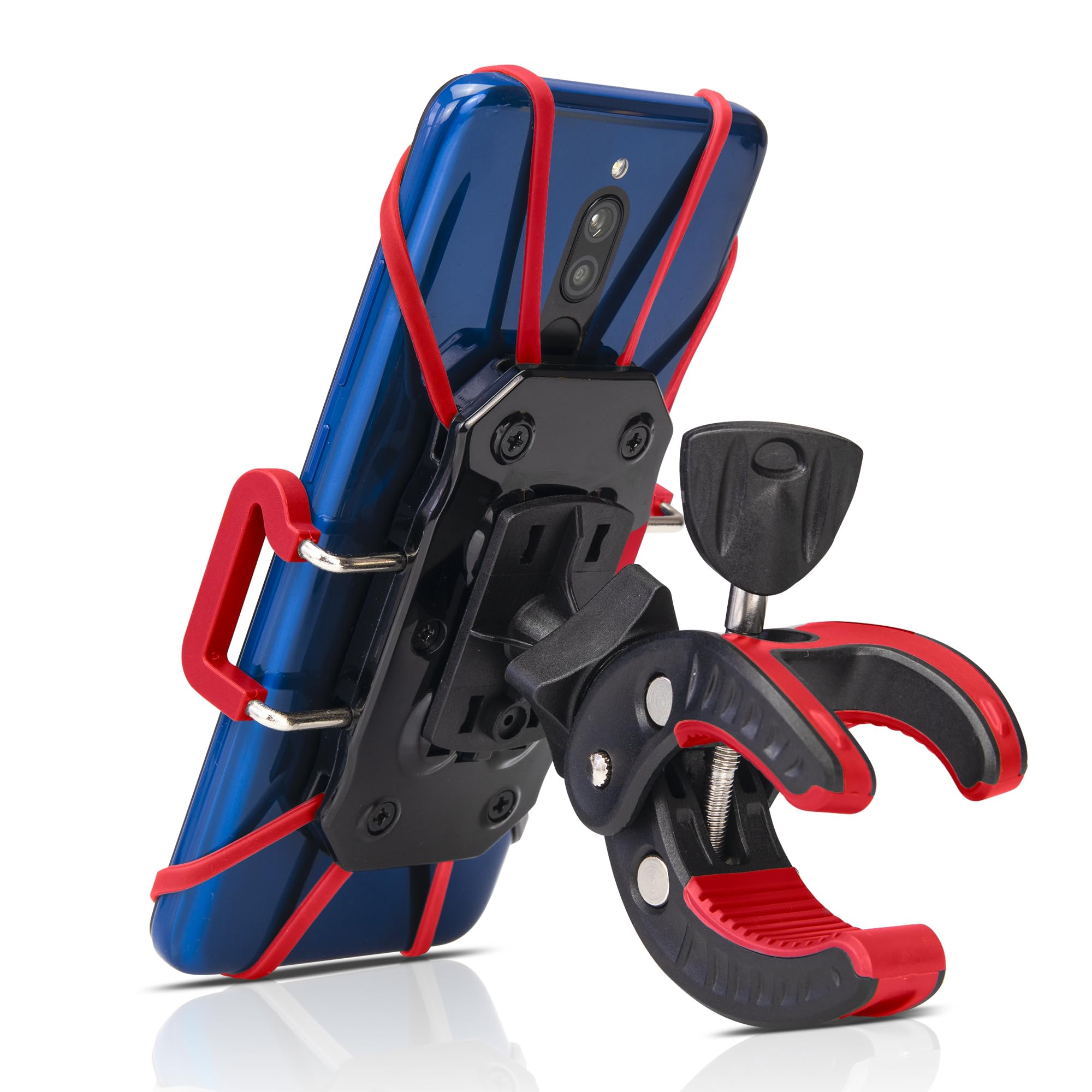 Soporte para teléfono para cochecito de bebé, carrito de la compra, carrito de golf, carrito de empuje, soporte para teléfono de bicicleta, para motocicleta, scooter, ATV, barco, bicicleta giratoria,