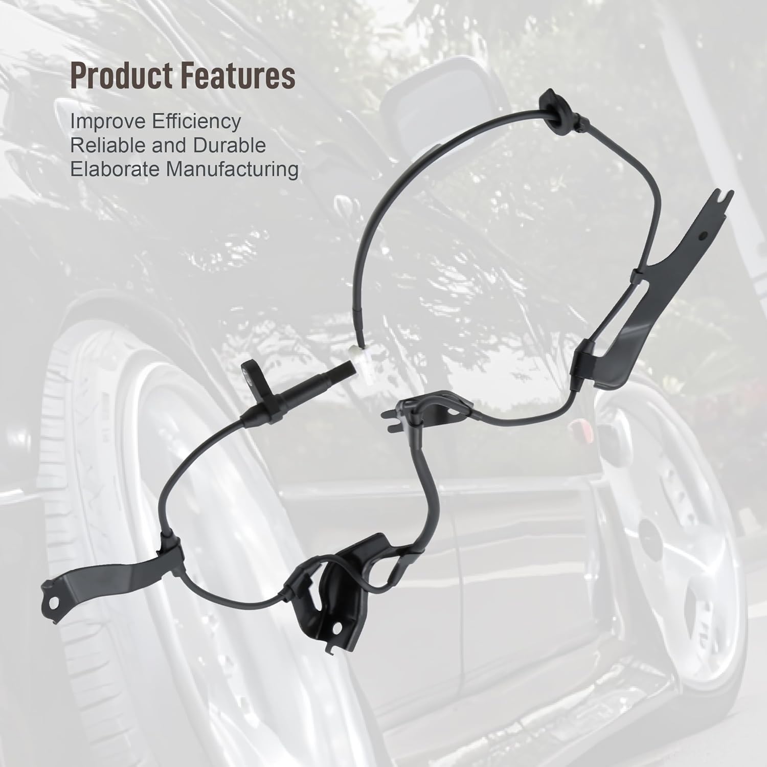 ASTROSYNC ABS Wheel Speed Sensor with Wire Rear Right Passenger Side Fit for Lexus GS RC Series IS250 IS300 IS350 RC300 RC350 GS250 GS350 GS450 2011-2014 Replace 89545-30080