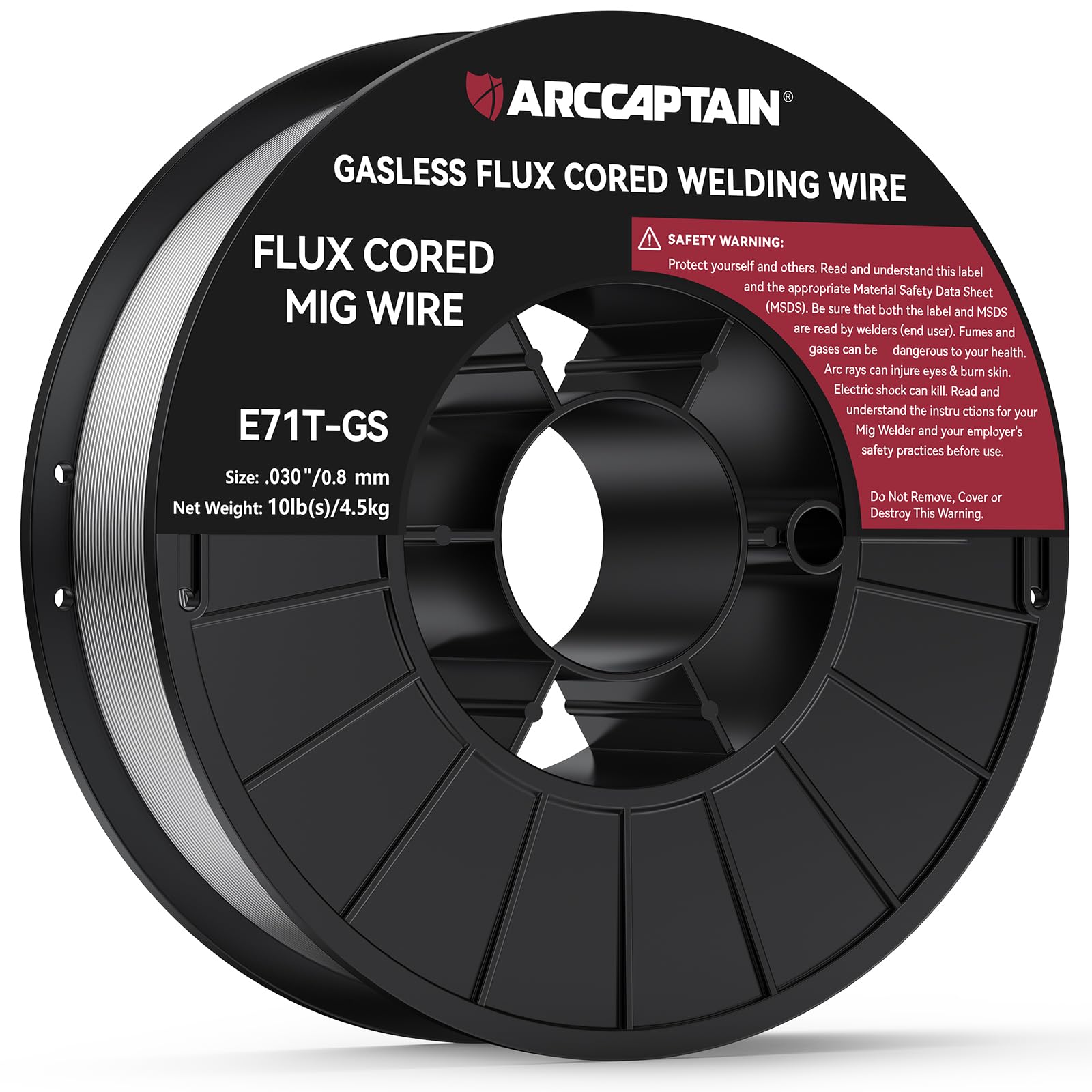 ARCCAPTAIN Flux Core Welding Wire .030, E71T-GS