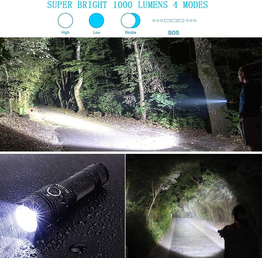 1000 Lumen Flashlight Rechargeable Led Image