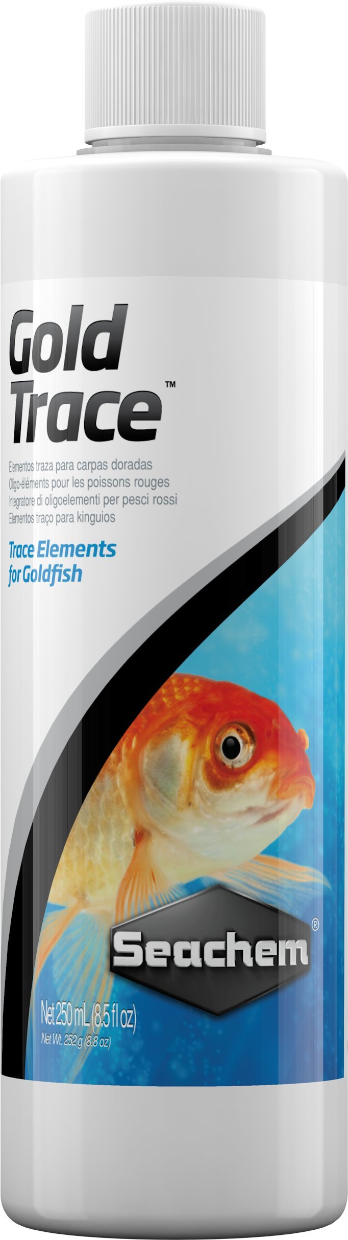 Seachem Gold Trace Trace Elements For Goldfish Aquarium, 250 Ml / 8.5 Fl. Oz.