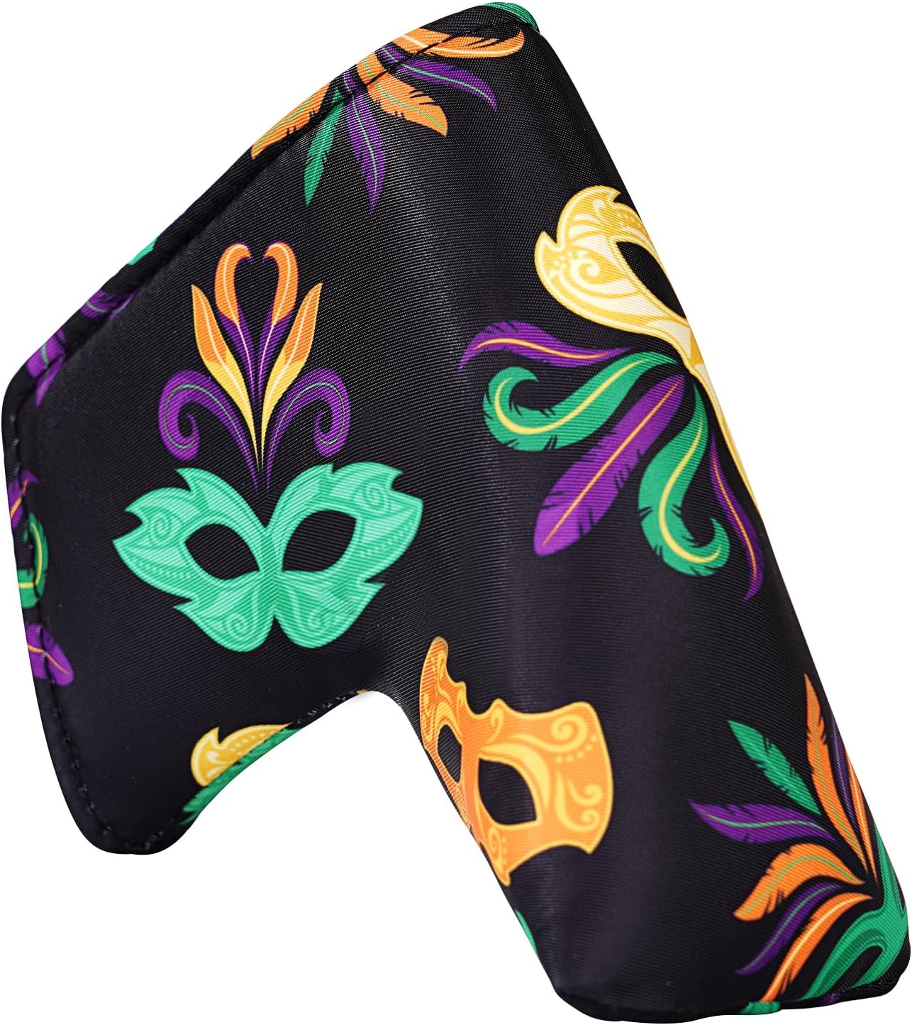 Blade Putter Headcover - Magnetic Closure & Party Mask Design Golf Putter Cover for Scotty Cameron, Odyssey, PING, Cleveland