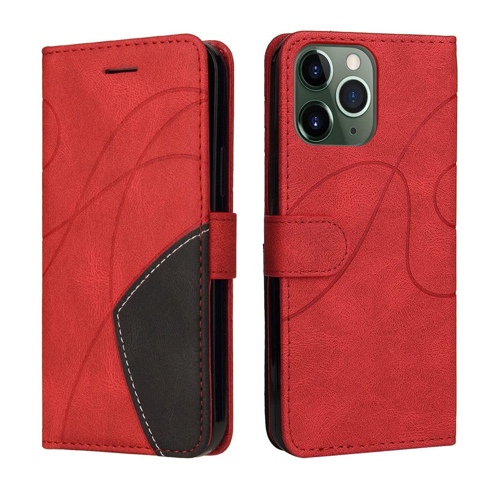 iPhone case pour iPhone 13 Pro Max et étui à rabat rouge iPhone 14 12 11 8 7 - 8