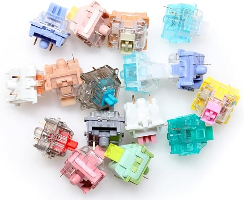 Miniatura 4 de KPREPUBLIC OTM Outemu - Interruptor para teclado mecánico, silencioso, lineal, táctil, océano, rojo, limón, morado, rosa, jade, lima, melocotón,