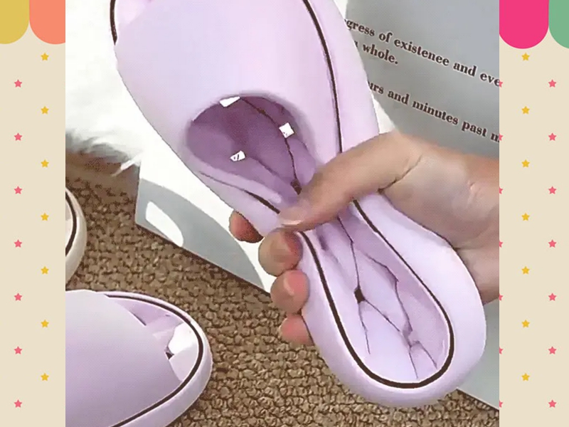 DKLOVIFU Hausschuhe Damen & Herren - Ultraweich Rutschfest 4cm Sohle