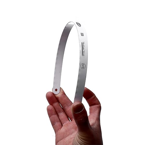 Miniatura 2 de Imachinist S121224x3-S121232x2 12 pulgadas de largo, 12 pulgada de ancho, 24 TPI x 3 unidades + 32 TPI x 2 unidades, hojas de sierra para metales M2