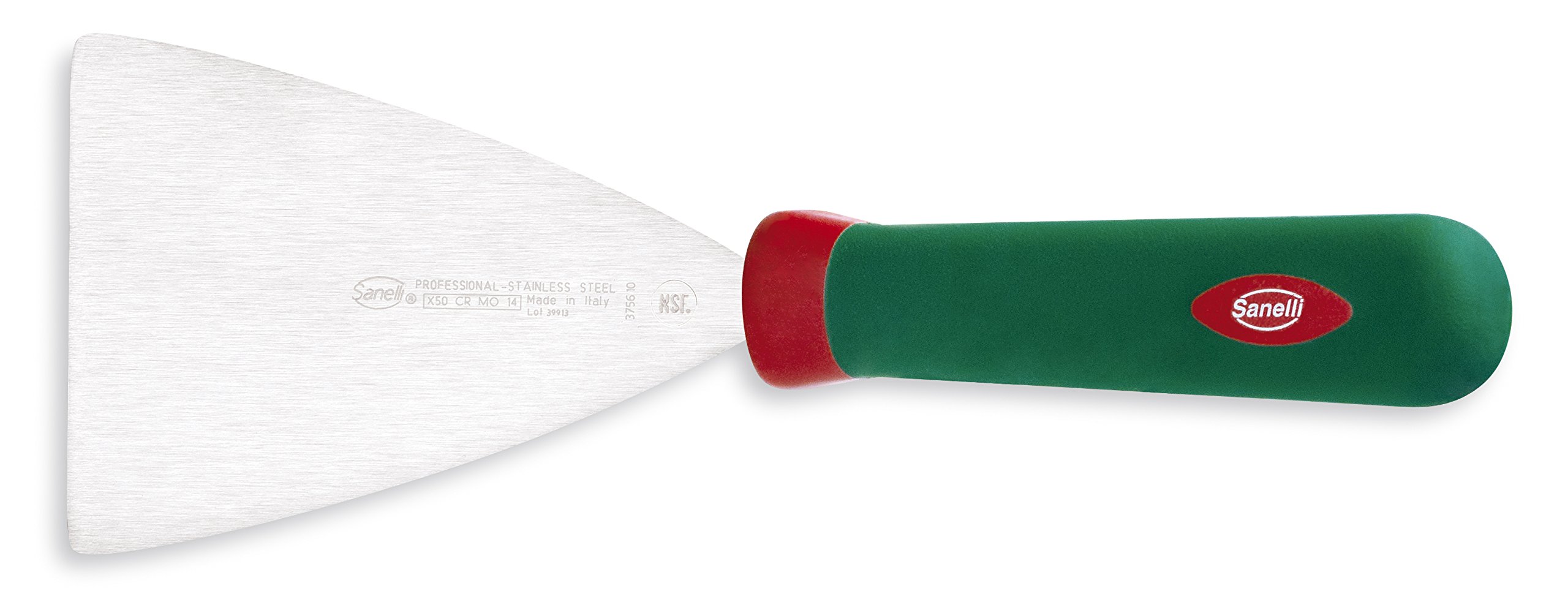 SanelliPremana Professional Pizza Spatula, Stainless Steel, Silver, 26 x 2.5 x 10 cm