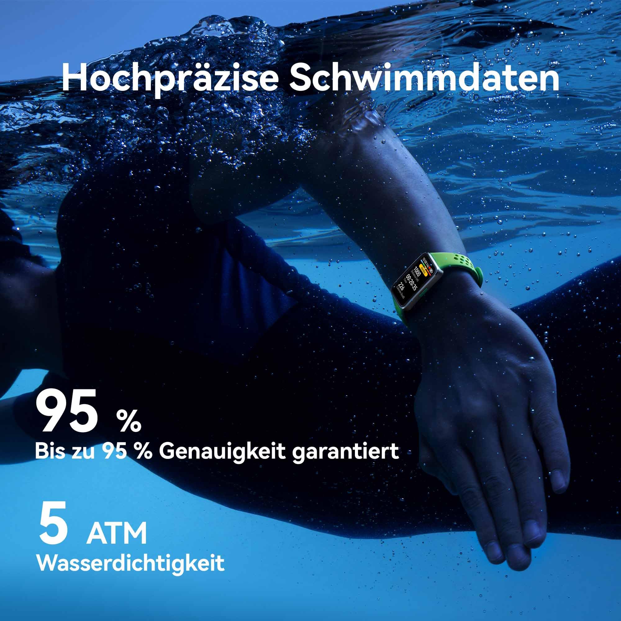 HUAWEI Band 10 Smartwatch, Fitness-Tracker, Schwarz | 24/7 Tracking bietet genaue Schlafanalyse & HRV-Messung. Perfekt für Fitness-Enthusiasten zur täglichen Regeneration.