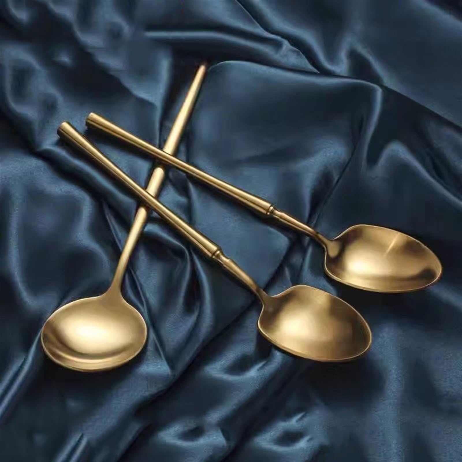 Cucchiai da minestra Cucchiai For La Casa Color Rame, Stoviglie Squisite E Belle, Cucchiai Di Riso A Manico Lungo Della Scuola Elementare, Cucchiai Belli, Squisiti E Di Bell'aspetto Cucchiaio da tavol