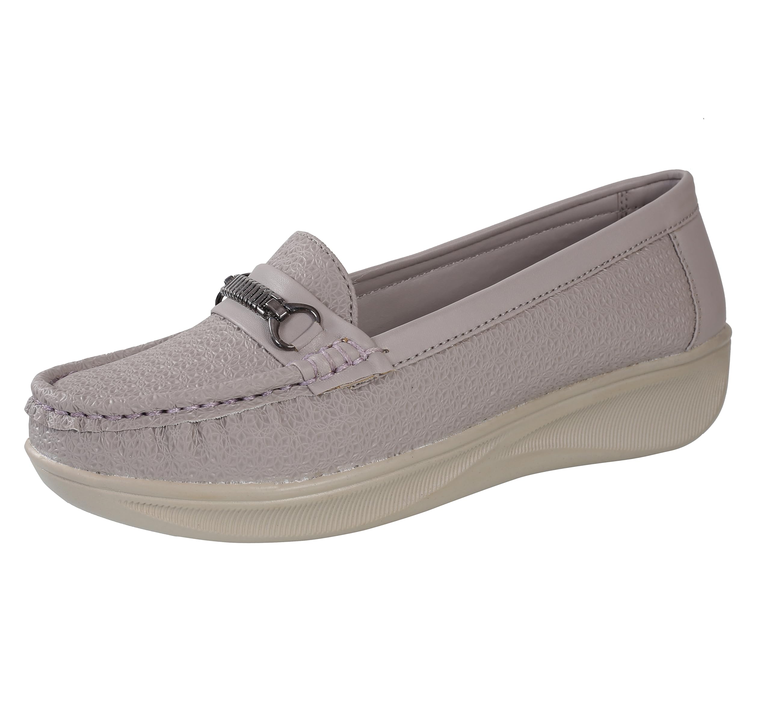 pluxh Women Taupe Trendy and Comfortable Wedges 4 UK-picture-27