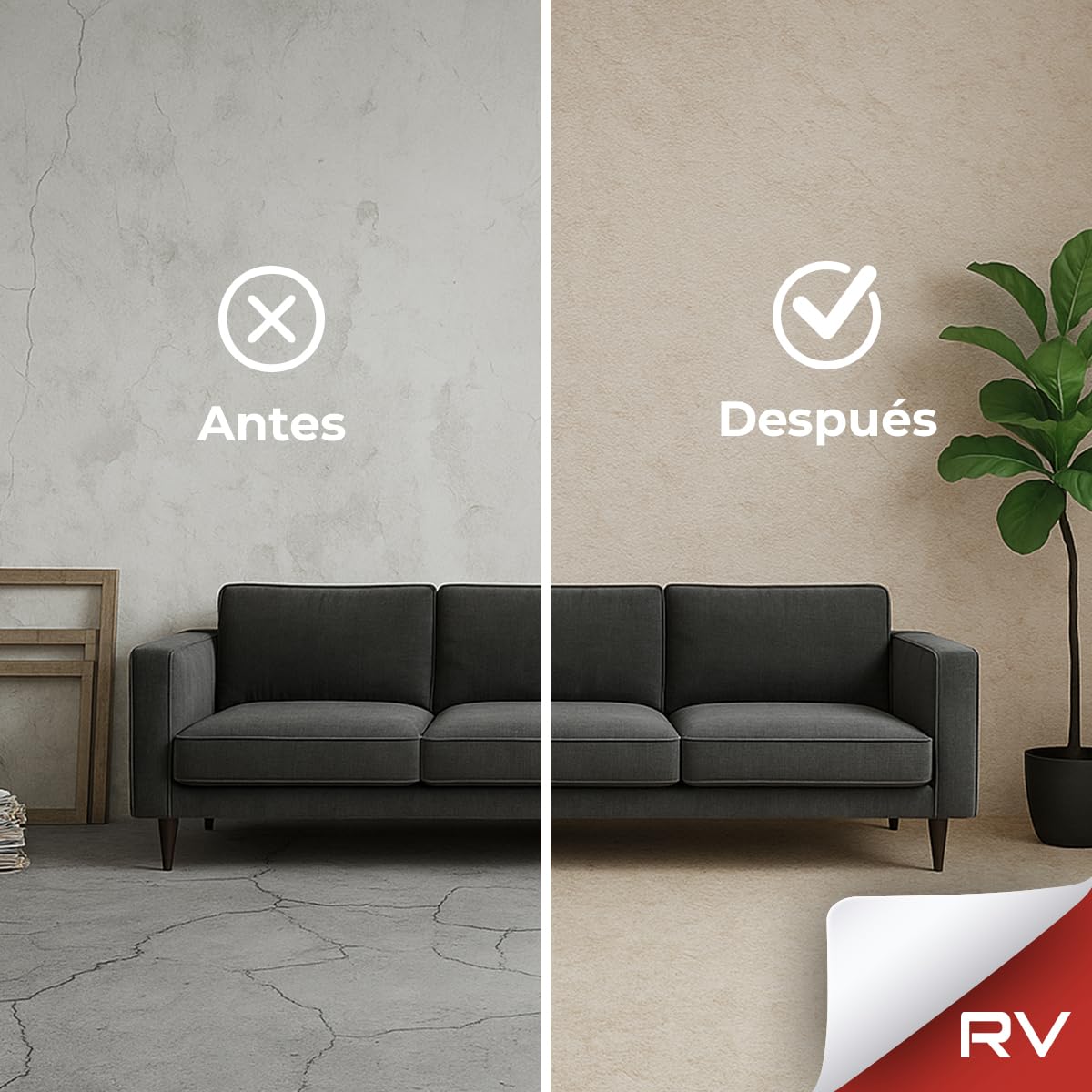 Vinilo de Alta Resistencia para Suelo Extra Resistencia y Cubre Azulejos - Arena Beige - 123 x 200 cm