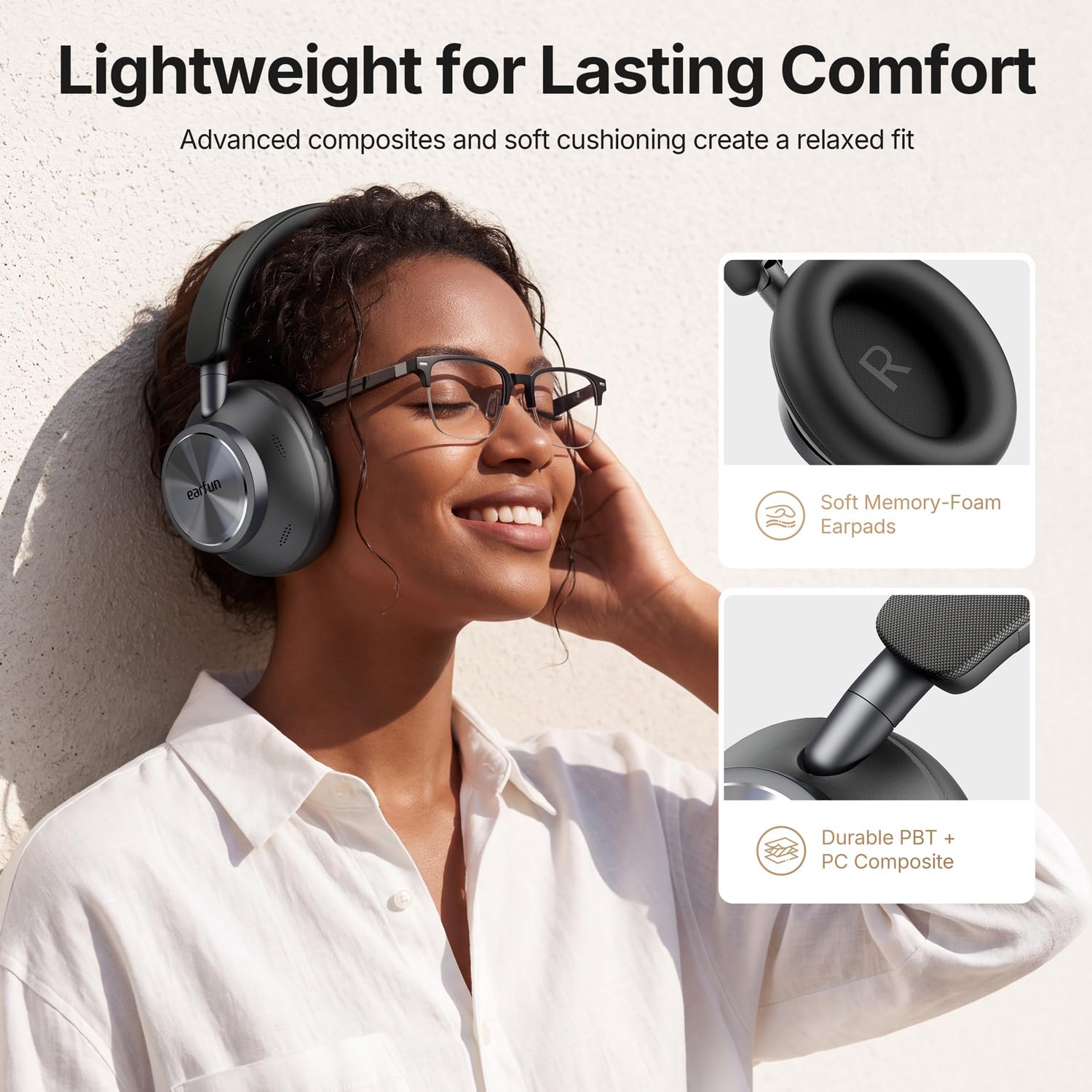 Amazon.com: EarFun Wave Pro X Hybrid ANC Wireless Over Ear