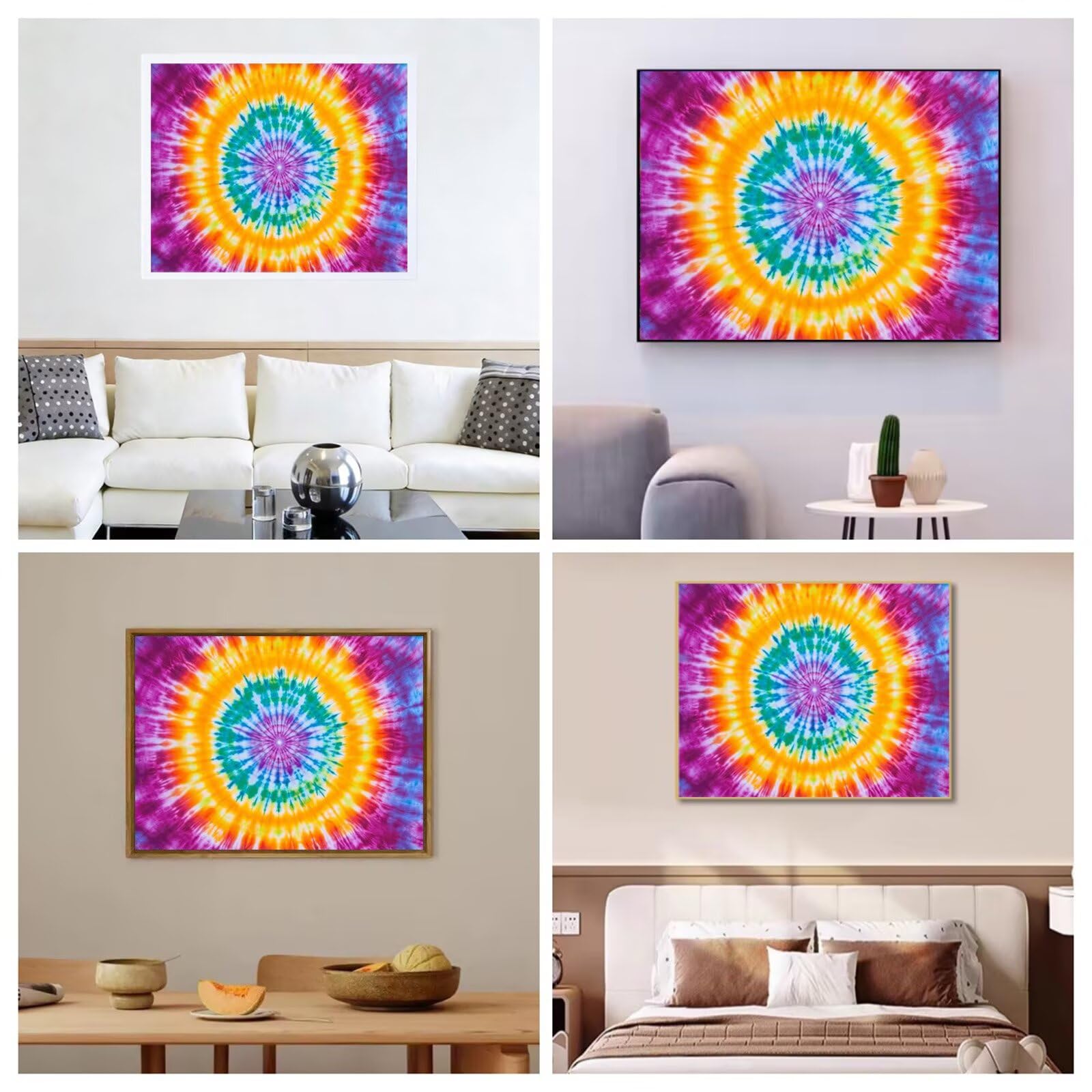 Malarstwo diamentowe, abstrakcja, mandala, obraz diamentowy 5D, okrągły obraz diamentowy 5D, zestaw do samodzielnego wykonania, zestaw do majsterkowania, dekoracja domu, na ścianę, na prezent, 90 x