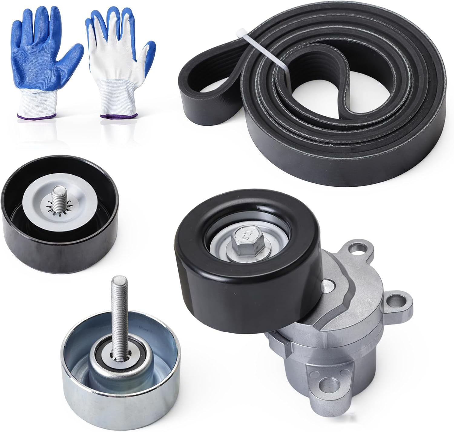Serpentine Belt Tensioner Idler Pulley Kit #90K-39155 39155 36357