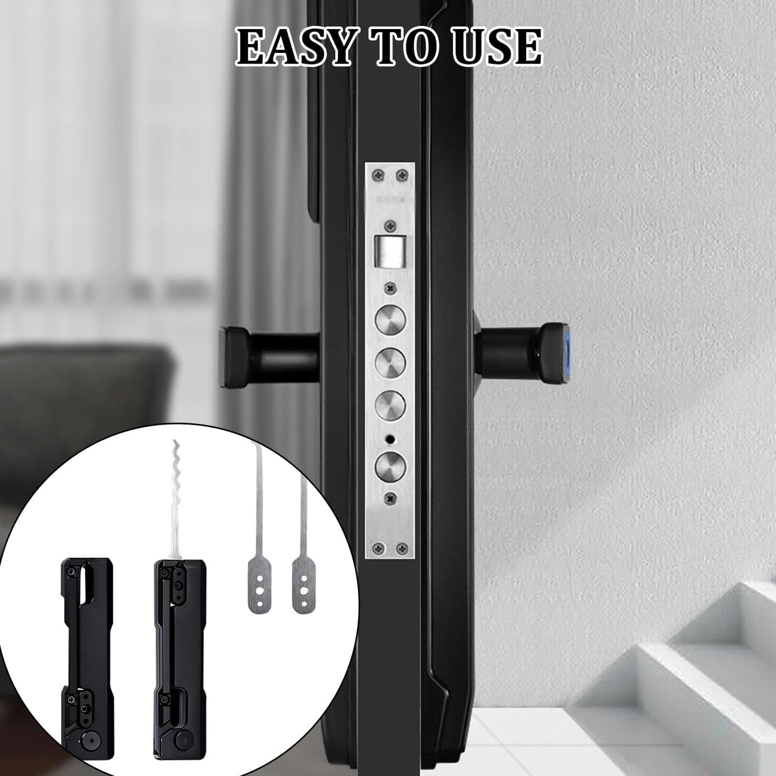 Lock Picking Tool Set, Professional Lockpicking Set, Kompaktes und tragbares Design, Ideal für Schule Gym Schließfach, Werkzeugkasten, Hasp Lagerung, Ideal für Schlosser Enthusiasten und Anfänger