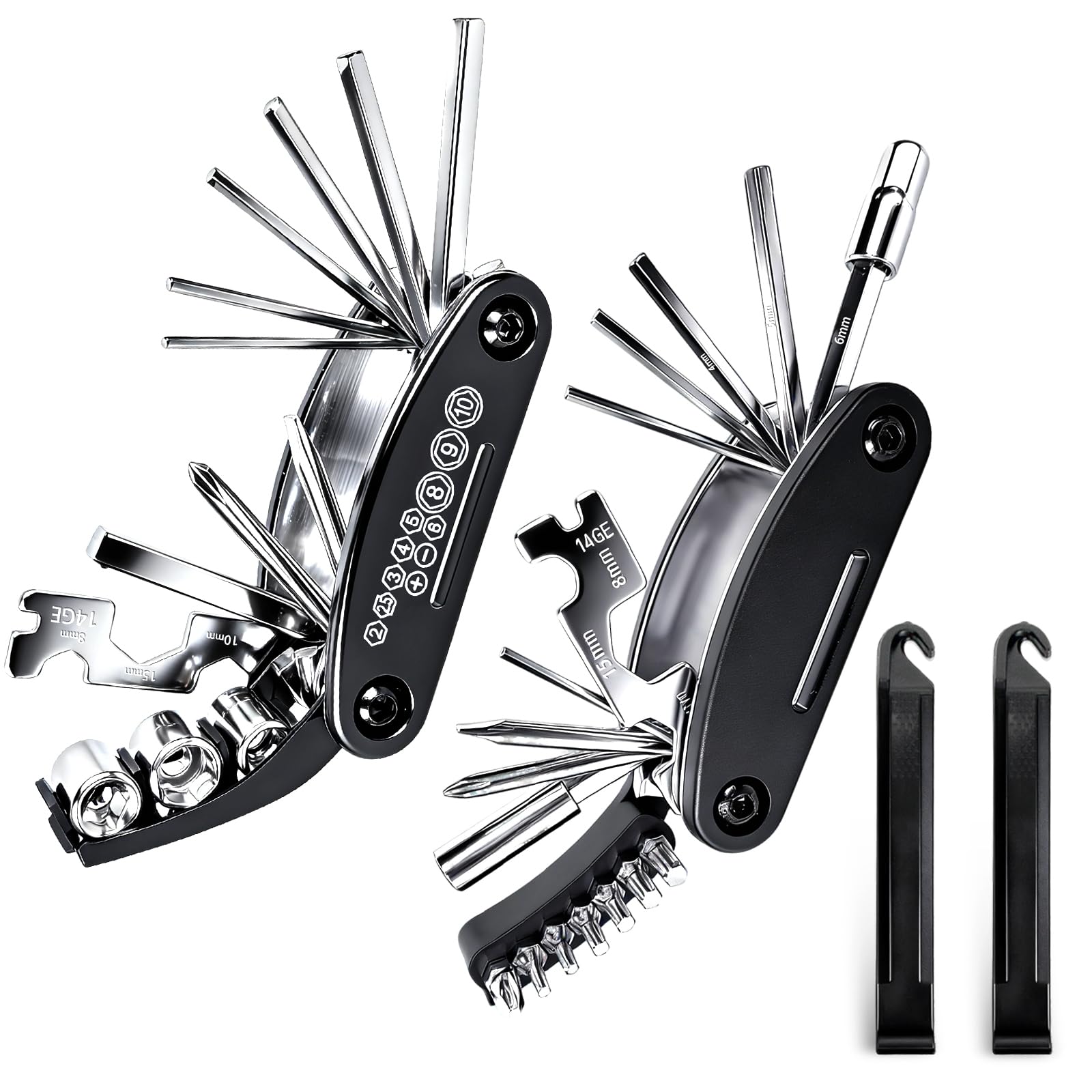16-in-1 Bike Multi Tool Kit - Portable Bicycle Repair Tool with Hex Keys | Bike Multitool…